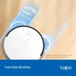 ⁦مكنسة ذكية TP-Link Tapo RV20 Mop Plus MagSlim LiDAR Navigation⁩ - الصورة ⁦6⁩
