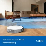 ⁦مكنسة ذكية TP-Link Tapo RV20 Mop Plus MagSlim LiDAR Navigation⁩ - الصورة ⁦7⁩