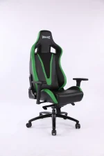 ⁦كرسي العاب Wolvez CHAIR VAQ-1058 للاعبين المحترفين اسود واخضر⁩ - الصورة ⁦2⁩