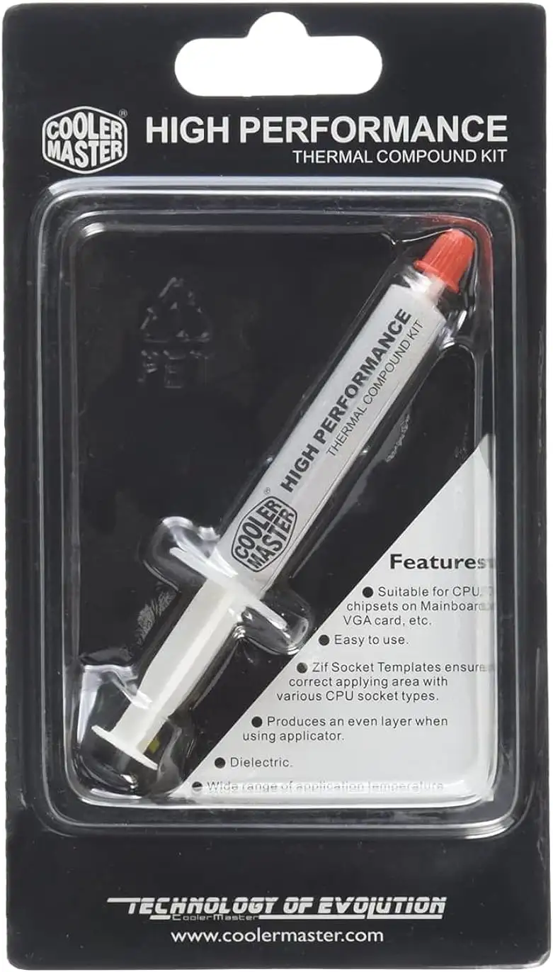 Cooler Master High Performance Thermal Paste (1) Cooler Master High Performance Thermal Paste
