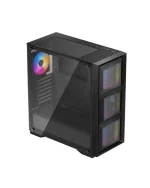 ⁦كيس كومبيوتر Deepcool MATREXX 50 MESH 4FS أسود زجاجي⁩ - الصورة ⁦3⁩