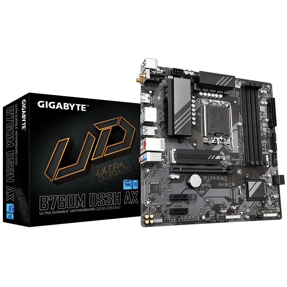 GIGABYTE B760M DS3H AX DDR5 GIGABYTE B760M DS3H AX DDR5