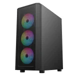 ⁦كيس سما وسط SAMA 3311B ATX 4x120mm Fans أسود⁩ - الصورة ⁦3⁩