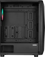 ⁦كيس سما زجاجي Sama 3313 ATX Tower Gaming 4x120mm ARGB Fans⁩ - الصورة ⁦2⁩
