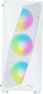 ⁦كيس سما زجاجي Sama 3313 ATX Tower Gaming 4x120mm ARGB Fans⁩ - الصورة ⁦7⁩
