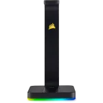 ⁦حامل سماعات رأس Corsair ST100 RGB Premium Stand 7.1 Surround Sound⁩ - الصورة ⁦5⁩