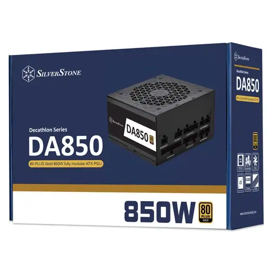 SilverStone DA850 Gold 80 PLUS 850W fully modular ATX