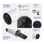 ⁦نظام مراقبة متطور كاميراتين TP-Link Tapo C420S2 Wire-Free⁩ - الصورة ⁦5⁩