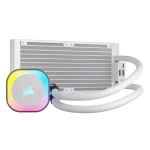 ⁦مبرد CORSAIR iCUE LINK H100i RGB AIO Liquid CPU أبيض⁩ - الصورة ⁦2⁩