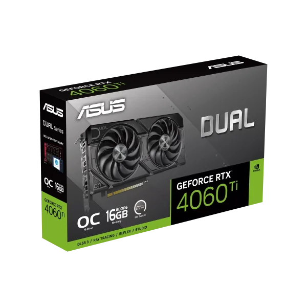 ASUS Dual GeForce RTX 4060 Ti EVO OC Edition 16GB GDDR6