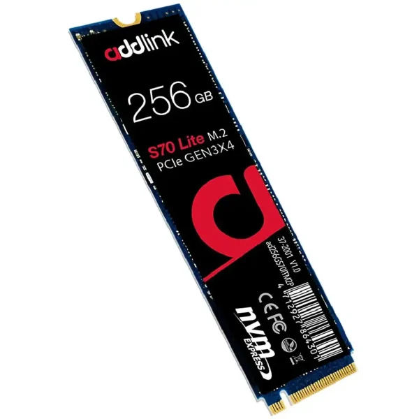 Addlink S70 Lite M.2 PCIe GEN3x4 256GB