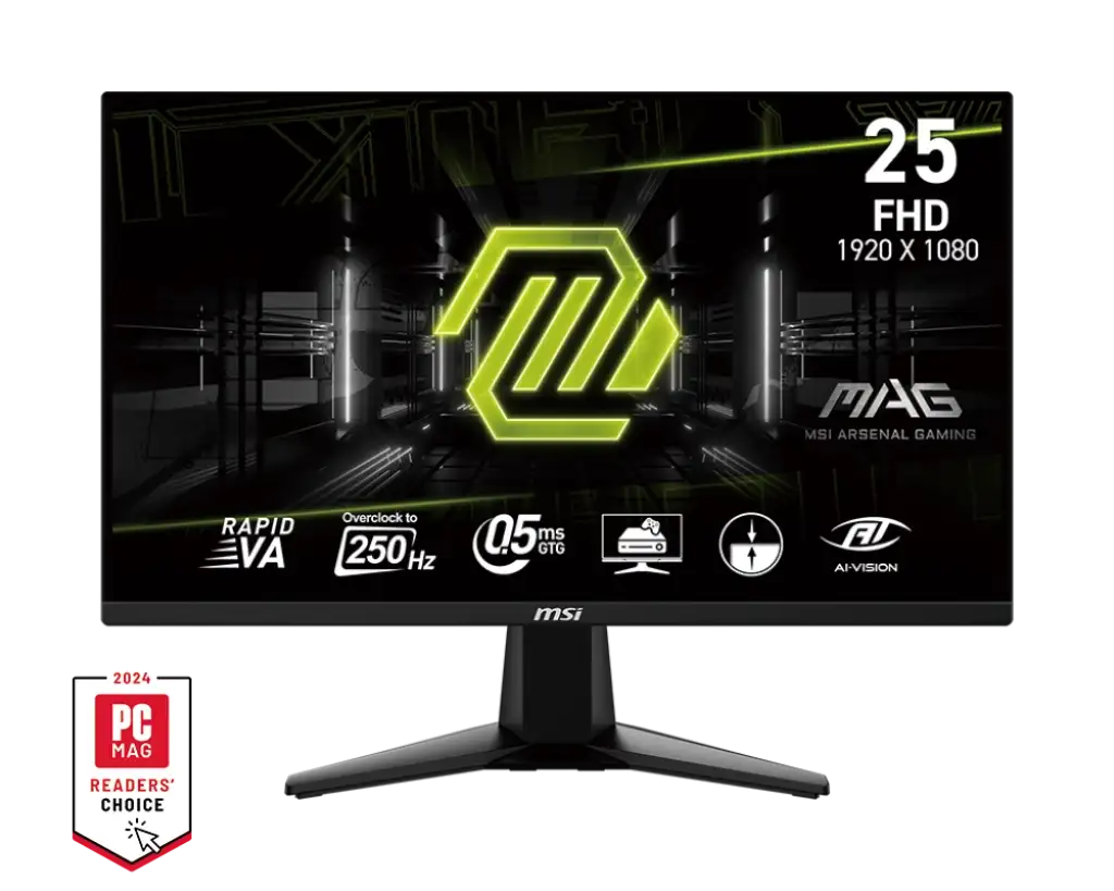 MSI MAG 255XFV 250Hz 0 (1) MSI MAG 255XFV 250Hz 0.5ms