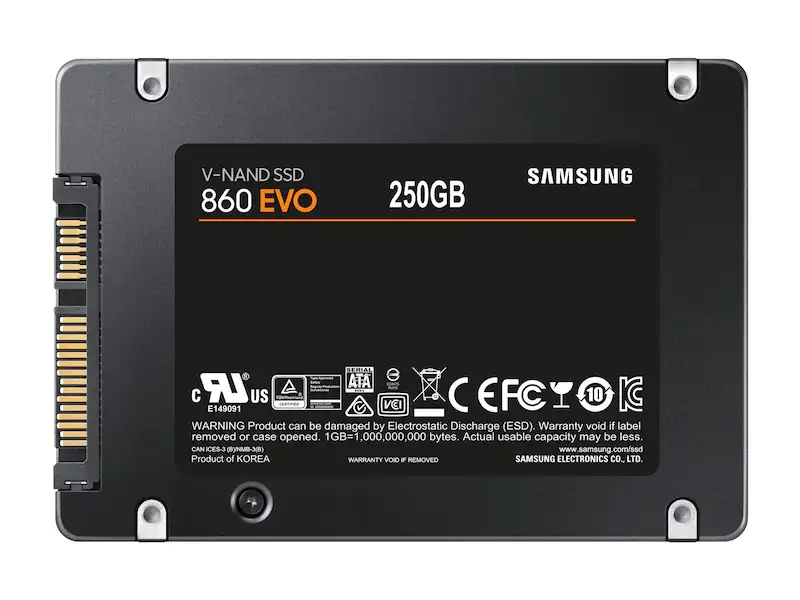 Samsung 860 EVO SATA 2.5 SSD 250GB (1) Samsung 860 EVO SATA 2.5 SSD 250GB