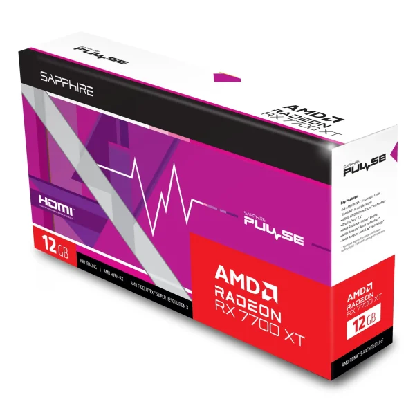Sapphire PULSE AMD Radeon RX 7700 XT 12GB