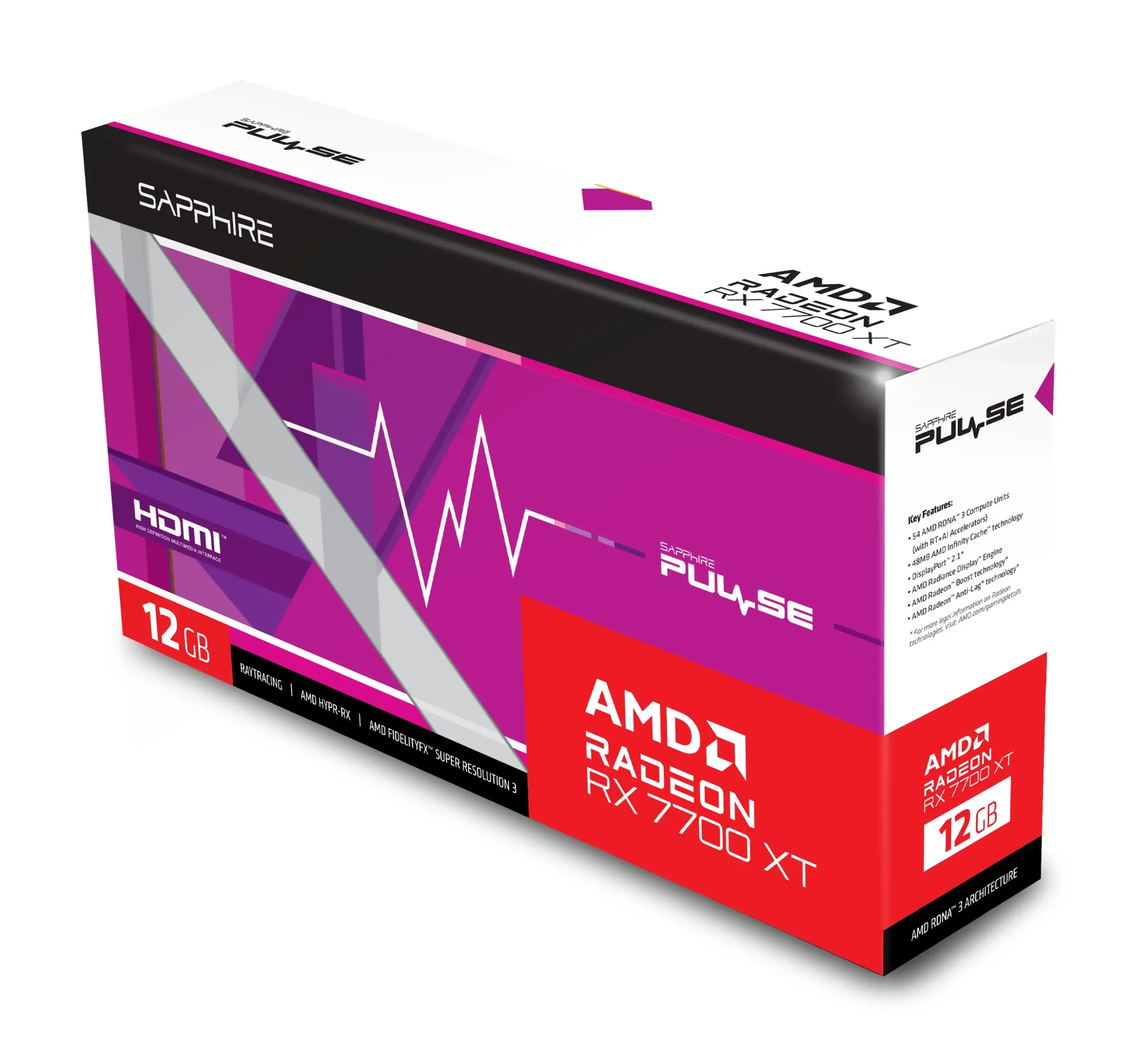Sapphire PULSE AMD Radeon RX 7700 XT 12GB (6) Sapphire PULSE AMD Radeon RX 7700 XT 12GB