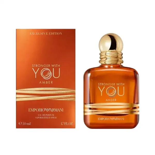 ايمبوريو ارماني عطر رجالي سترونكر وذ يو امبر (عنب) او دو بارفام 100مل