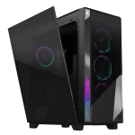 ⁦كيس GIGABYTE AORUS C500 GLASS Tempered Glass أسود⁩ - الصورة ⁦3⁩