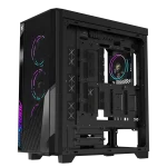 ⁦كيس GIGABYTE AORUS C500 GLASS Tempered Glass أسود⁩ - الصورة ⁦10⁩