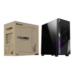 ⁦كيس GIGABYTE AORUS C500 GLASS Tempered Glass أسود⁩ - الصورة ⁦11⁩