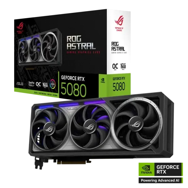 ASUS ROG Astral GeForce RTX 5080 16GB GDDR7 OC Edition