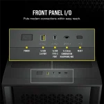 ⁦كيس CORSAIR 4000D AIRFLOW Tempered Glass Mid-Tower ATX أسود⁩ - الصورة ⁦2⁩