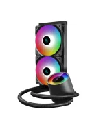 ⁦نظام تبريد DEEPCOOL CASTLE 240RGB V2 أسود⁩ - الصورة ⁦2⁩