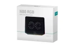 ⁦قاعدة تبريد لابتوب مضيئة DEEPCOOL N80 RGB 800 RPM⁩ - الصورة ⁦5⁩