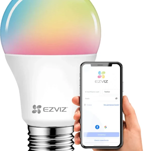 EZVIZ LB1-Color Dimmable Wi-Fi LED Bulb 806-Lumen
