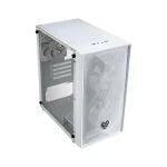 ⁦كيس FSP CST130 Basic 3 FAN 120mm Micro ATX Mini-ITX أبيض⁩ - الصورة ⁦2⁩