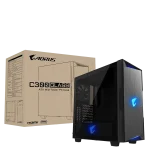 ⁦كيس Gigabyte AORUS C300 GLASS Tempered Glass أسود⁩ - الصورة ⁦4⁩