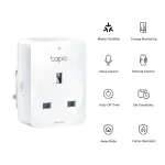 ⁦بلك Tapo P110M Mini Smart Wi-Fi Plug Energy Monitoring⁩ - الصورة ⁦2⁩