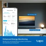 ⁦بلك Tapo P110M Mini Smart Wi-Fi Plug Energy Monitoring⁩ - الصورة ⁦3⁩