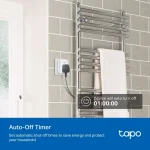 ⁦بلك Tapo P110M Mini Smart Wi-Fi Plug Energy Monitoring⁩ - الصورة ⁦5⁩