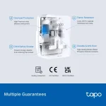 ⁦بلك Tapo P110M Mini Smart Wi-Fi Plug Energy Monitoring⁩ - الصورة ⁦6⁩