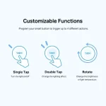 ⁦زر ذكي تابو Tapo S200B Smart Button One-Click Alarm Smart Doorbell⁩ - الصورة ⁦5⁩