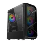 Xigmatek LAMIYA TEMPERED GLASS 3+1FAN RGB