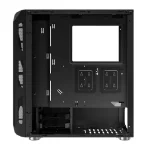 ⁦كيس Xigmatek LAMIYA TEMPERED GLASS 3+1FAN RGB أسود⁩ - الصورة ⁦6⁩
