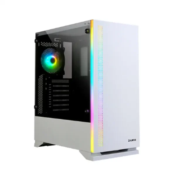 Zalman S5 WHITE ATX Mid-Tower RGB
