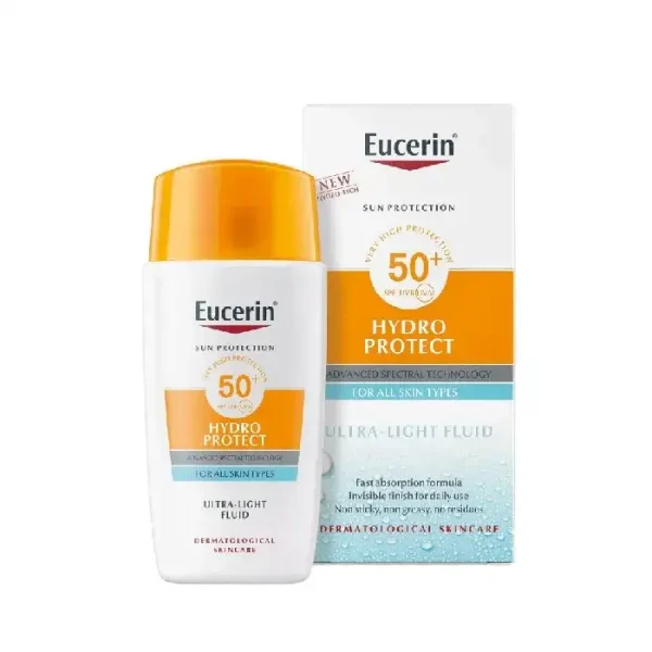 يوسرين واقي شمس سائل SPF50 شفاف 50 مل
