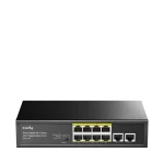 Cudy 8-Port Gigabit PoE+ Switch 2 Gigabit Uplink Ports