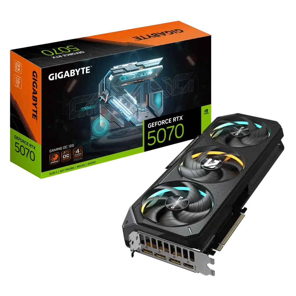 GIGABYTE GeForce RTX 5070 GAMING OC 12G GIGABYTE GeForce RTX 5070 GAMING OC 12G