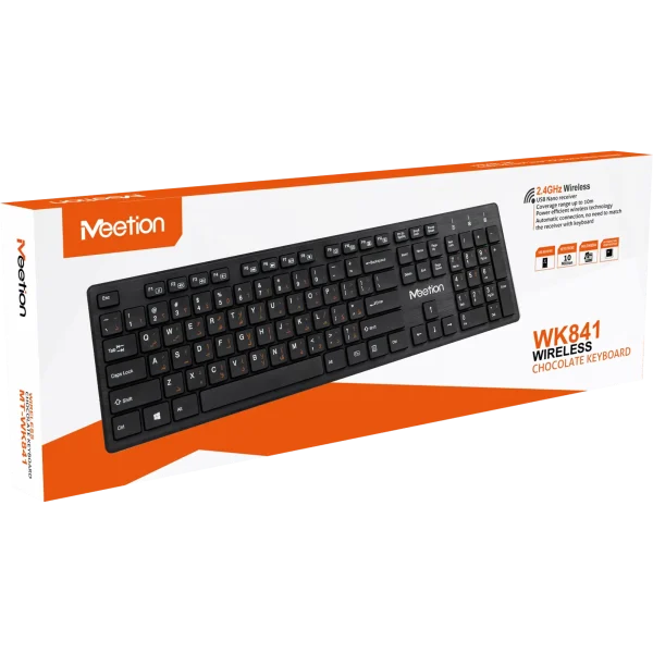Meetion Wireless Chocolate Keyboard ULTRATHIN WK841