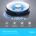 ⁦مكنسة كهربائية TP-LINK TAPO RV30 Plus LiDAR Navigation Auto-Empty⁩ - الصورة ⁦5⁩