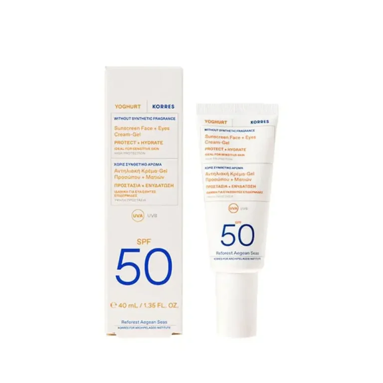 كوريس واقي شمس للوجه والعين جل كريم SPF50 مناسب للبشرة الحساسة 40 مل