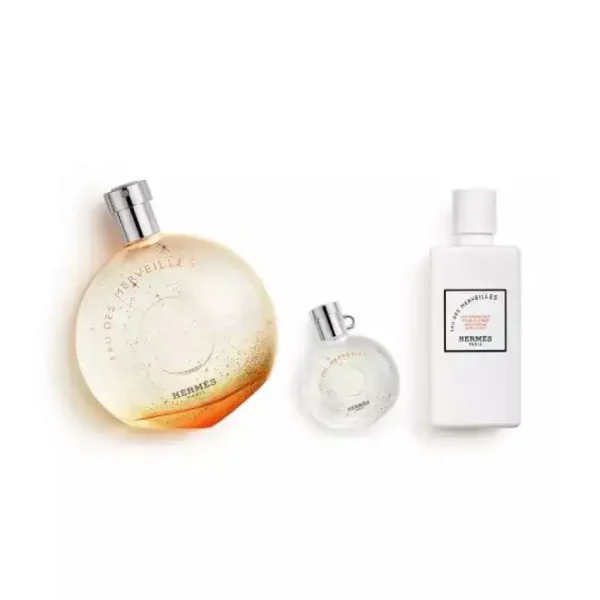 هيرمس سيت عطور نسائي 3 قطع EAU DES MERVEILLES