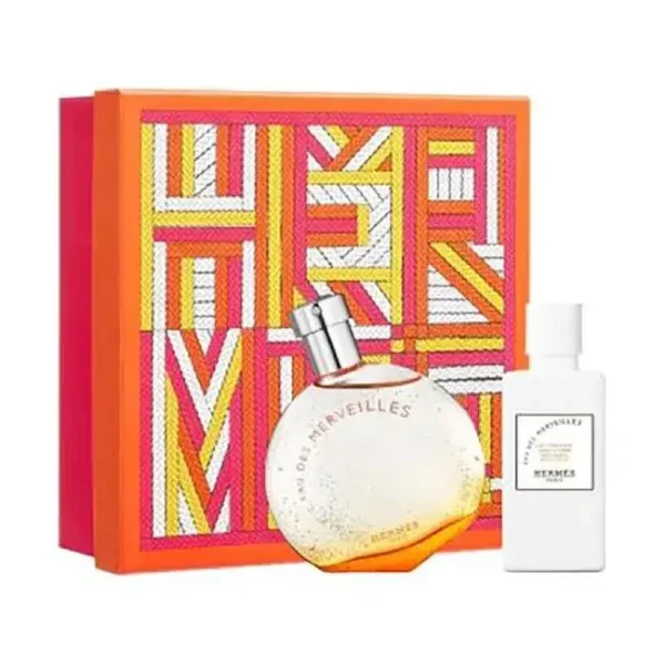 هيرمس سيت عطور نسائي قطعتين EAU DES MERVEILLES