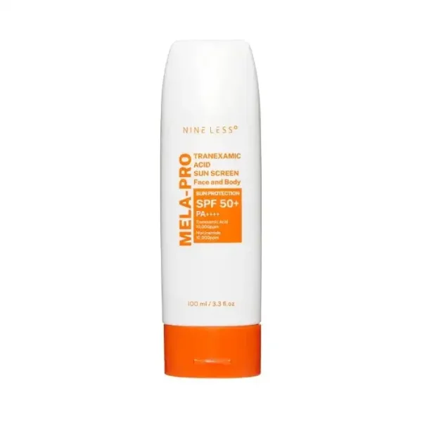 ناين ليس واقي شمس +SPF50 للوجه والجسم بالترانيكساميك اسيد 100مل