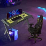 ⁦طاولة ألعاب Call Of Duty Hawksbill RGB Gaming Desk With Mouse Pad⁩ - الصورة ⁦5⁩