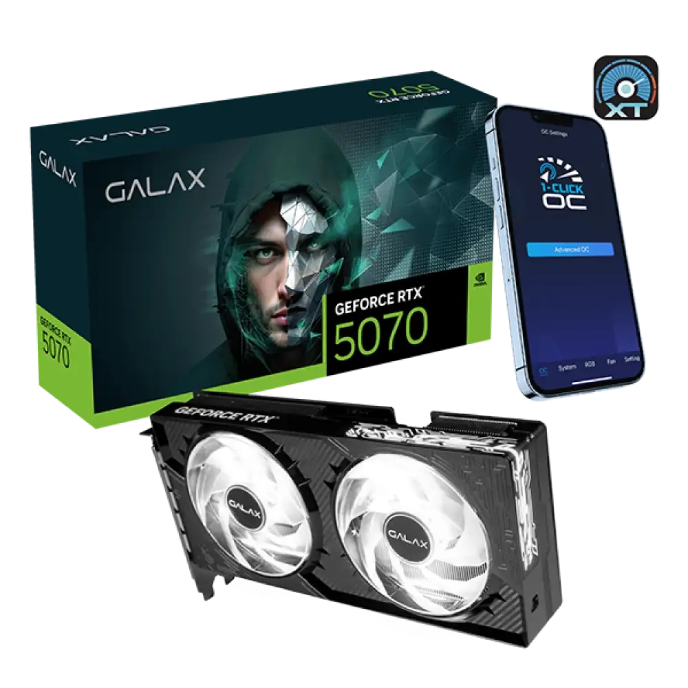 GALAX GeForce RTX 5070 1-Click OC 12GB GDDR7 GALAX GeForce RTX 5070 1-Click OC 12GB GDDR7