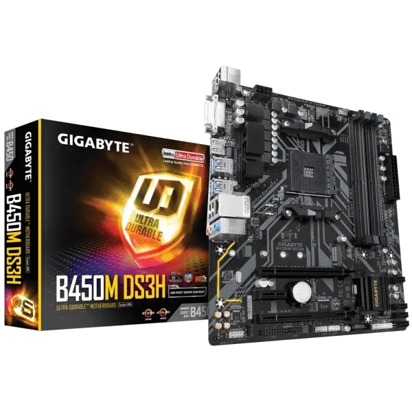 GIGABYTE B450M DS3H AMD PCIe Gen3